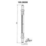 CENTRIC PARTS 150.38000 Centric Brake Hose
