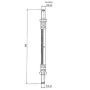 CENTRIC PARTS 150.38300 Centric Brake Hose