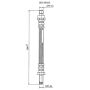 CENTRIC PARTS 150.39303 Centric Brake Hose