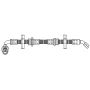 CENTRIC PARTS 150.48014 Centric Brake Hose