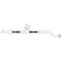 CENTRIC PARTS 150.51098 Centric Brake Hose