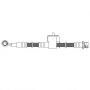 CENTRIC PARTS 150.51321 Centric Brake Hose
