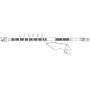 CENTRIC PARTS 150.76007 Centric Brake Hose