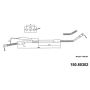 CENTRIC PARTS 150.80302 Centric Brake Hose
