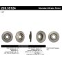 CENTRIC PARTS 226.35124 C-Tek Standard Slotted Brake Rotor
