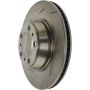 CENTRIC PARTS 226.37054 C-Tek Standard Slotted Brake Rotor