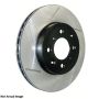 CENTRIC PARTS 226.62155 C-Tek Standard Slotted Brake Rotor