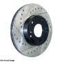 CENTRIC PARTS 227.34104 C-Tek Standard Drilled and Slotted Brake Rotor