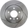 CENTRIC PARTS 227.34109 C-Tek Standard Drilled and Slotted Brake Rotor