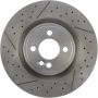 CENTRIC PARTS 227.34114 C-Tek Standard Drilled and Slotted Brake Rotor