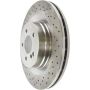 CENTRIC PARTS 227.35119 C-Tek Standard Drilled and Slotted Brake Rotor