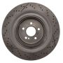 CENTRIC PARTS 227.35121 C-Tek Standard Drilled and Slotted Brake Rotor