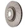 CENTRIC PARTS 227.35136 C-Tek Standard Drilled and Slotted Brake Rotor