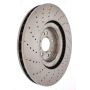 CENTRIC PARTS 227.35136 C-Tek Standard Drilled and Slotted Brake Rotor