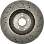 CENTRIC PARTS 228.35049 C-Tek Standard Drilled Brake Rotor