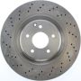 CENTRIC PARTS 228.35052 C-Tek Standard Drilled Brake Rotor