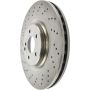CENTRIC PARTS 228.35052 C-Tek Standard Drilled Brake Rotor
