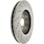 CENTRIC PARTS 228.35052 C-Tek Standard Drilled Brake Rotor