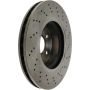 CENTRIC PARTS 228.35062 C-Tek Standard Drilled Brake Rotor