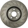 CENTRIC PARTS 228.35064 C-Tek Standard Drilled Brake Rotor