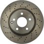 CENTRIC PARTS 228.35064 C-Tek Standard Drilled Brake Rotor