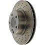 CENTRIC PARTS 228.35064 C-Tek Standard Drilled Brake Rotor