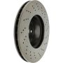 CENTRIC PARTS 228.35064 C-Tek Standard Drilled Brake Rotor