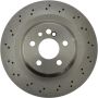 CENTRIC PARTS 228.35067 C-Tek Standard Drilled Brake Rotor