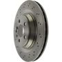 CENTRIC PARTS 228.35067 C-Tek Standard Drilled Brake Rotor