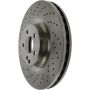 CENTRIC PARTS 228.35068 C-Tek Standard Drilled Brake Rotor