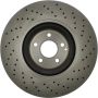 CENTRIC PARTS 228.35068 C-Tek Standard Drilled Brake Rotor