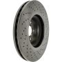 CENTRIC PARTS 228.35068 C-Tek Standard Drilled Brake Rotor