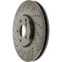 CENTRIC PARTS 228.35069 C-Tek Standard Drilled Brake Rotor