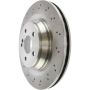 CENTRIC PARTS 228.35076 C-Tek Standard Drilled Brake Rotor