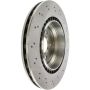 CENTRIC PARTS 228.35076 C-Tek Standard Drilled Brake Rotor