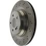 CENTRIC PARTS 228.35077 C-Tek Standard Drilled Brake Rotor