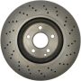 CENTRIC PARTS 228.35078 C-Tek Standard Drilled Brake Rotor