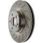 CENTRIC PARTS 228.35078 C-Tek Standard Drilled Brake Rotor
