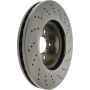 CENTRIC PARTS 228.35078 C-Tek Standard Drilled Brake Rotor