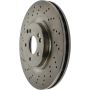 CENTRIC PARTS 228.35086 C-Tek Standard Drilled Brake Rotor