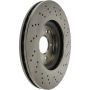 CENTRIC PARTS 228.35086 C-Tek Standard Drilled Brake Rotor