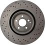 CENTRIC PARTS 228.35095 C-Tek Standard Drilled Brake Rotor