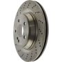 CENTRIC PARTS 228.35096 C-Tek Standard Drilled Brake Rotor