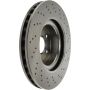 CENTRIC PARTS 228.35099 C-Tek Standard Drilled Brake Rotor