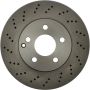 CENTRIC PARTS 228.35109 C-Tek Standard Drilled Brake Rotor