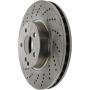 CENTRIC PARTS 228.35110 C-Tek Standard Drilled Brake Rotor