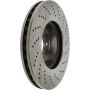 CENTRIC PARTS 228.35110 C-Tek Standard Drilled Brake Rotor