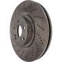 CENTRIC PARTS 228.35118 C-Tek Standard Drilled Brake Rotor