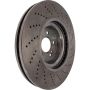 CENTRIC PARTS 228.35118 C-Tek Standard Drilled Brake Rotor