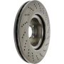 CENTRIC PARTS 228.35120 C-Tek Standard Drilled Brake Rotor